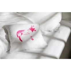 Elegante Esel Bettwäsche-Set Aus Halbleinen - 135x200 / 40x80 Cm - Weiß-pink 11 Elegante Esel Bettwäsche-Set Aus Halbleinen - 135x200 / 40x80 Cm - Weiß-pink -Moooi Shop unnamed file 1820