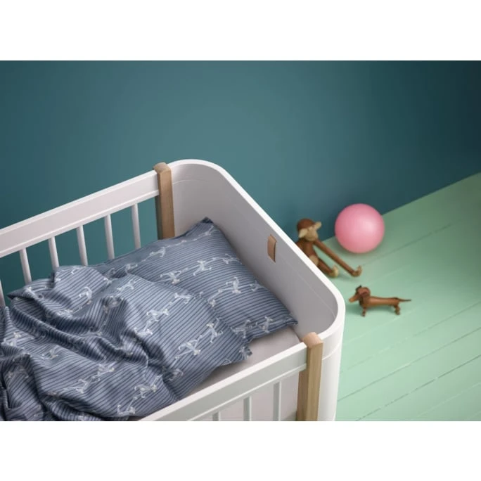 Kay Bojesen Babies Affe Baby Bettwäsche-Set Aus Baumwollsatin - 70x100 / 40x45 Cm - Blau 7 Kay Bojesen Babies Affe Baby Bettwäsche-Set Aus Baumwollsatin - 70x100 / 40x45 Cm - Blau – Bild 5