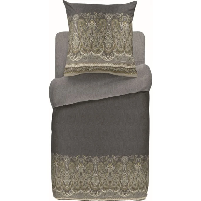 Bassetti SABBIONETA Bettwäsche-Set Aus Baumwollsatin - 135x200 / 80x80 Cm - G1-grau 3 Bassetti SABBIONETA Bettwäsche-Set Aus Baumwollsatin - 135x200 / 80x80 Cm - G1-grau