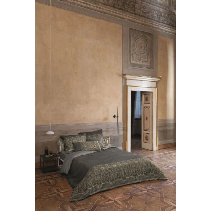 Bassetti SABBIONETA Bettwäsche-Set Aus Baumwollsatin - 135x200 / 80x80 Cm - G1-grau 4 Bassetti SABBIONETA Bettwäsche-Set Aus Baumwollsatin - 135x200 / 80x80 Cm - G1-grau – Bild 2