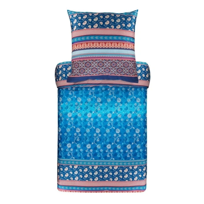 Bassetti OTELLO Bettwäsche-Set - 155x220 / 80x80 Cm - B1-blau 3 Bassetti OTELLO Bettwäsche-Set - 155x220 / 80x80 Cm - B1-blau