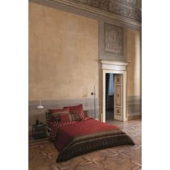 Bassetti MANTOVA Bettwäsche-Set Aus Baumwollsatin - 135x200 / 80x80 Cm - R1-rot -Moooi Shop unnamed file 1874