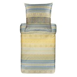 Bassetti ITALIANA IN ALGERI Bettwäsche-Set - 155x220 / 80x80 Cm - G1-grau