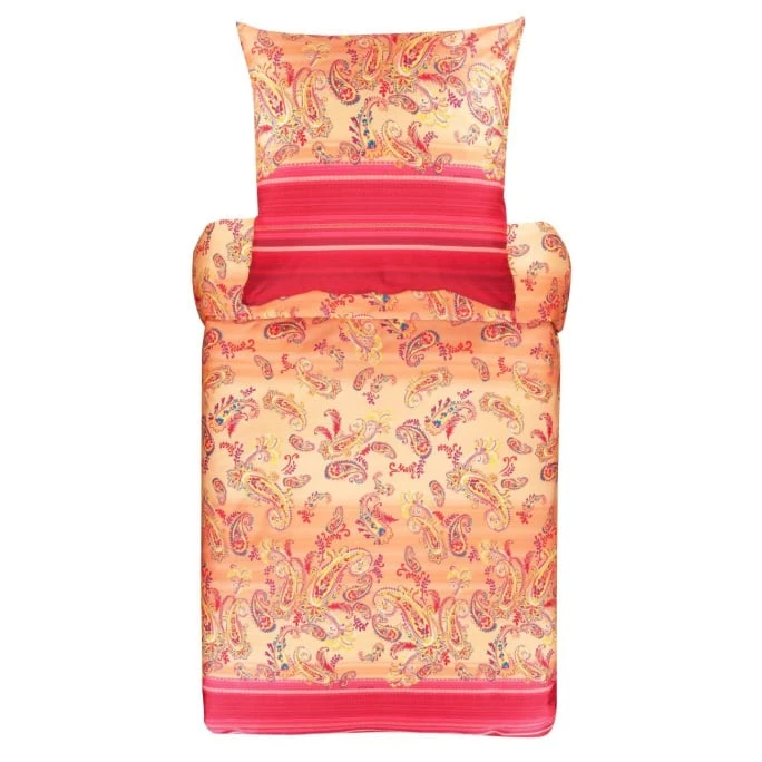Bassetti TOSCA Bettwäsche-Set - 155x220 / 80x80 Cm - O1-orange 3 Bassetti TOSCA Bettwäsche-Set - 155x220 / 80x80 Cm - O1-orange