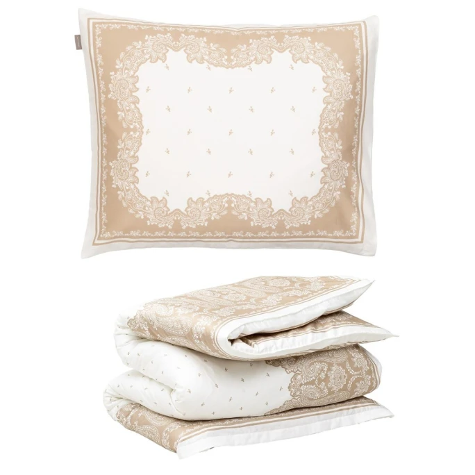 GANT BANDANA PAISLEY Bettwäsche-Set - 155x220 / 80x80 Cm - Dry Sand 3 GANT BANDANA PAISLEY Bettwäsche-Set - 155x220 / 80x80 Cm - Dry Sand