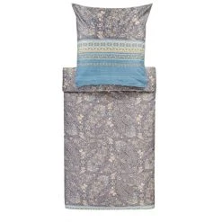 Bassetti PIAZZA DI SPAGNA Bettwäsche-Garnitur - 155x220 / 80x80 Cm - G1-grigio
