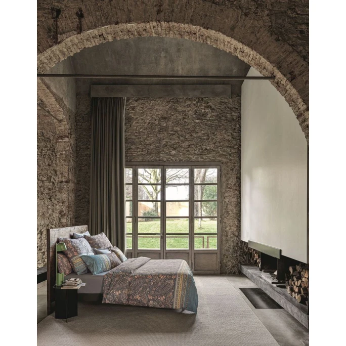 Bassetti PIAZZA DI SPAGNA Bettwäsche-Garnitur - 155x220 / 80x80 Cm - G1-grigio 4 Bassetti PIAZZA DI SPAGNA Bettwäsche-Garnitur - 155x220 / 80x80 Cm - G1-grigio – Bild 2