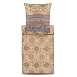 Bassetti PIAZZA SAN MARCO Bettwäsche-Garnitur - 155x220 / 80x80 Cm - 41-beige