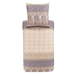 Bassetti IMPERIA Bettwäsche-Set Aus Baumwollsatin - 155x220 / 80x80 Cm - 41-beige