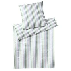 Elegante Club Soda Bettwäsche - 135x200 / 80x80 Cm - Salbei