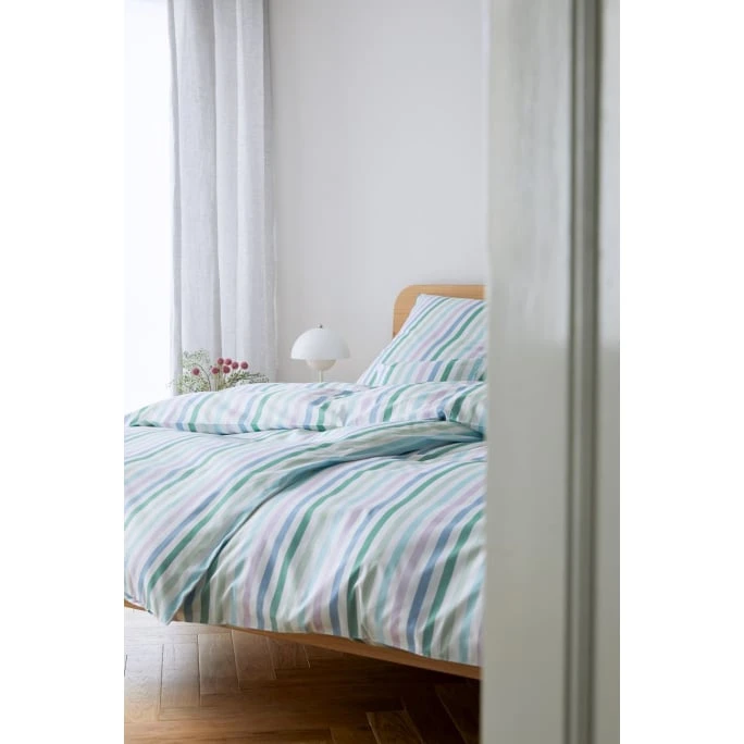 Elegante Club Soda Bettwäsche - 135x200 / 80x80 Cm - Salbei 4 Elegante Club Soda Bettwäsche - 135x200 / 80x80 Cm - Salbei – Bild 2