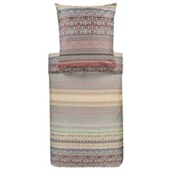 Bassetti PIAZZA DEI MIRACOLI Bettwäsche-Garnitur - 135x200 / 80x80 Cm - M1-marrone