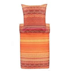 Bassetti PIAZZA DEI MIRACOLI Bettwäsche-Garnitur - 200x200 / 2x80x80 Cm - R1-rosso