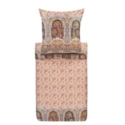 Bassetti PIAZZA DEI NORMANNI Bettwäsche-Garnitur - 135x200 / 80x80 Cm - P1-rosa