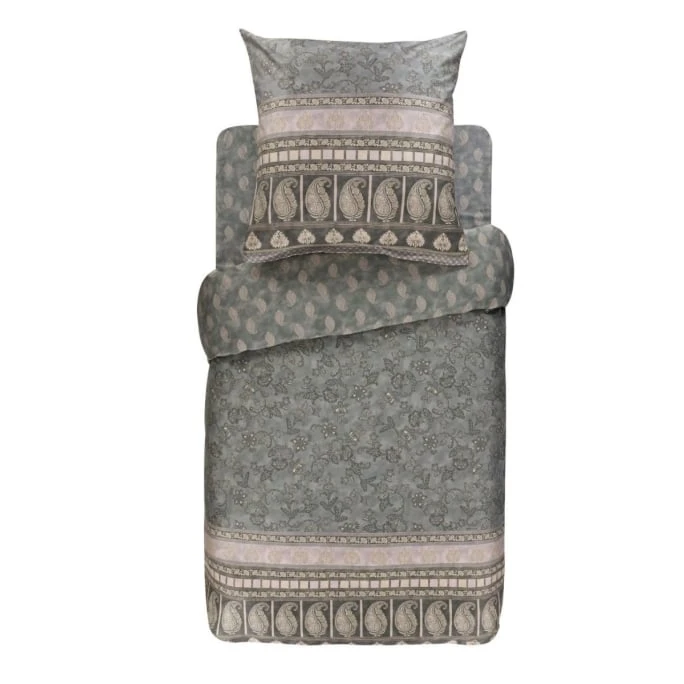 Bassetti MANTOVA Bettwäsche Set - 155x220 / 80x80 Cm - G1 - Grau 3 Bassetti MANTOVA Bettwäsche Set - 155x220 / 80x80 Cm - G1 - Grau