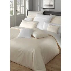 Elegante El Greco Bettwäsche Aus Mako-Satin - 155x220 / 80x80 Cm - Weiß