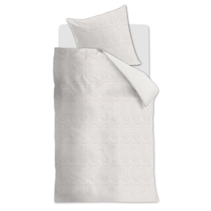 Riviera Maison Rivièra Maison Bande Stripe Bettwäsche-Set - 155x220 / 80x80 Cm - Sand 3 Riviera Maison Rivièra Maison Bande Stripe Bettwäsche-Set - 155x220 / 80x80 Cm - Sand