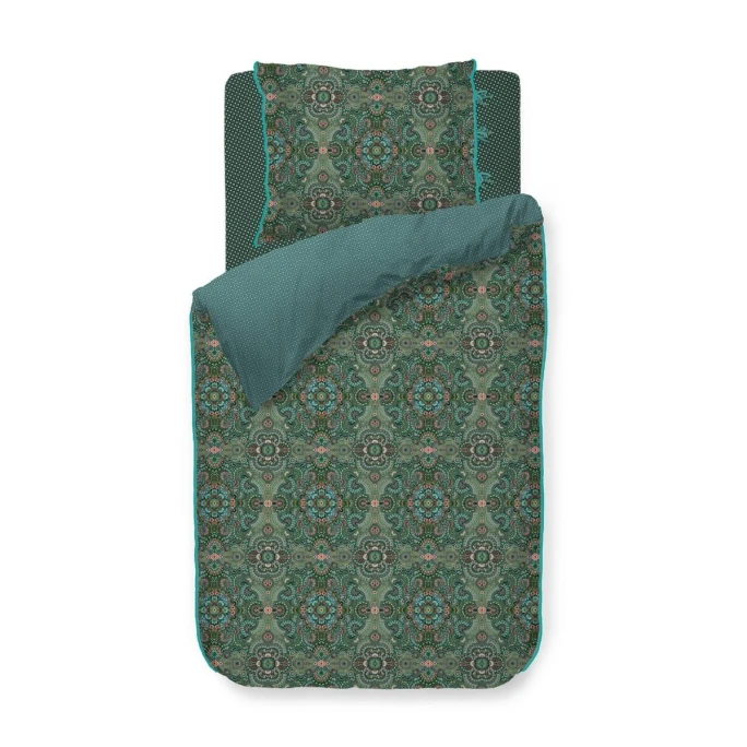 Pip Studio Moon Delight Bettwäsche-Set - 135x200 / 80x80 Cm - Grün 3 Pip Studio Moon Delight Bettwäsche-Set - 135x200 / 80x80 Cm - Grün