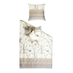 Bassetti FONG V8 Bettwäsche - 155x220 / 80x80 Cm - Creme