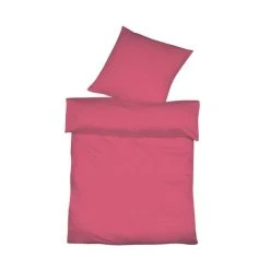 Fleuresse Provence Bettwäsche-Set Im Leinen-Mix - 135x200 / 80x80 Cm - Pink