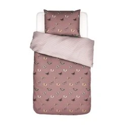 Covers & Co Papillon Bettwäsche-Set Aus Renforce - 140x200 / 70x90 (AT) Cm - Pink