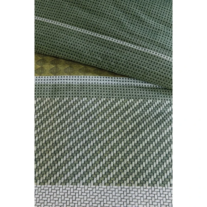 Beddinghouse Webbing Bettwäsche-Set - 135x200 / 80x80 Cm - Grau Grün 5 Beddinghouse Webbing Bettwäsche-Set - 135x200 / 80x80 Cm - Grau Grün – Bild 3