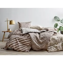 Södahl Infinity Bio Bettwäsche-Set - 135x200 / 80x80 Cm - Taupe -Moooi Shop unnamed file 2070