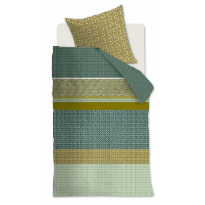 Beddinghouse Birger Bettwäsche-Set - 135x200 / 80x80 Cm - Grün 3 Beddinghouse Birger Bettwäsche-Set - 135x200 / 80x80 Cm - Grün