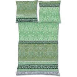 Fleuresse Modern Classic Bettwäsche-Set Aus Mako Satin - 135x200 / 80x80 Cm - Herbs