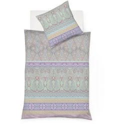 Fleuresse Modern Classic Bettwäsche-Set Aus Mako Satin - 135x200 / 80x80 Cm - Mint