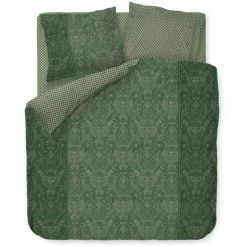Pip Studio Kyoto Nights Bettwäsche-Set Aus Baumwoll-Perkal - 200x200 / 2x80x80 Cm - Grün