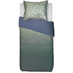 Moooi Dodo Pavone Bettwäsche Aus Mako-Satin - 155x220 / 80x80 Cm - Grün