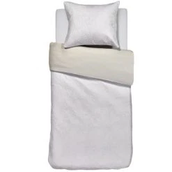 Moooi Embroidered Dodo Bettwäsche Aus Mako-Satin - 155x220 / 80x80 Cm - Ivory