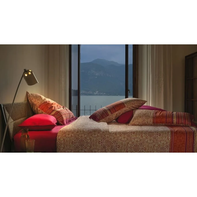 Bassetti ARONA Bettwäsche-Set - 135x200 / 80x80 Cm - R1 - Rot 5 Bassetti ARONA Bettwäsche-Set - 135x200 / 80x80 Cm - R1 - Rot – Bild 3