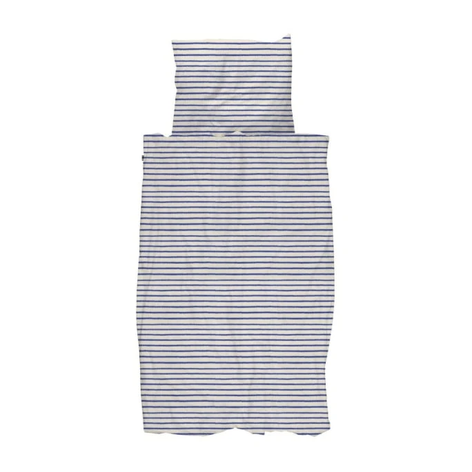 SNURK Breton Bonsoir Bettwäsche-Set - 135x200 / 80x80 Cm - Blue 3 SNURK Breton Bonsoir Bettwäsche-Set - 135x200 / 80x80 Cm - Blue