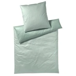Elegante Perfect Jersey Bettwäsche-Set - 135x200 / 40x80 Cm - Salbei