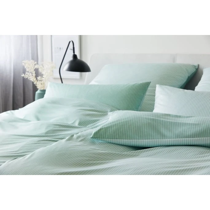 Elegante Perfect Jersey Bettwäsche-Set - 135x200 / 40x80 Cm - Salbei 4 Elegante Perfect Jersey Bettwäsche-Set - 135x200 / 40x80 Cm - Salbei – Bild 2