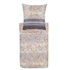 Bassetti TOSCA Bettwäsche-Set - 135x200 / 80x80 Cm - G1-grigio