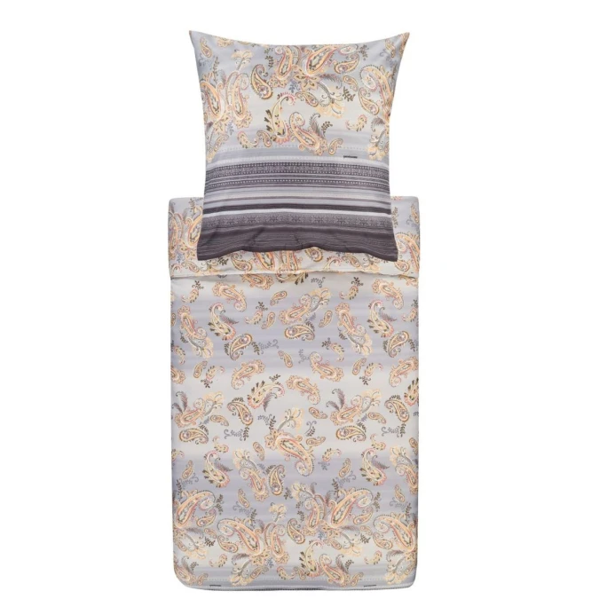 Bassetti TOSCA Bettwäsche-Set - 135x200 / 80x80 Cm - G1-grigio 3 Bassetti TOSCA Bettwäsche-Set - 135x200 / 80x80 Cm - G1-grigio