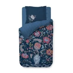 Pip Studio Tree Of Life Bettwäsche-Set - 135x200 / 80x80 Cm - Dunkelblau