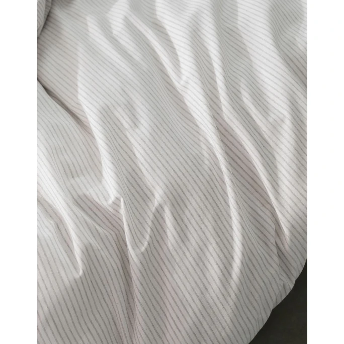 Marc O'Polo Skei Bettwäsche-Set Mit Recycling-Baumwolle - 135x200 / 80x80 Cm - Hellgrau 5 Marc O'Polo Skei Bettwäsche-Set Mit Recycling-Baumwolle - 135x200 / 80x80 Cm - Hellgrau – Bild 3