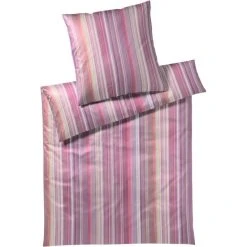 Elegante Switch Bettwäsche-Set Aus Mako-Jersey - 135x200 / 80x80 Cm - Pink