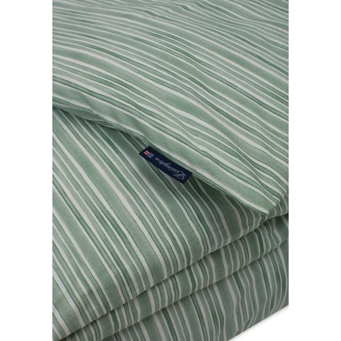 Lexington Striped Popeline Bettwäsche-Set - 155x220 / 80x80 Cm - Green/white 4 Lexington Striped Popeline Bettwäsche-Set - 155x220 / 80x80 Cm - Green/white – Bild 2