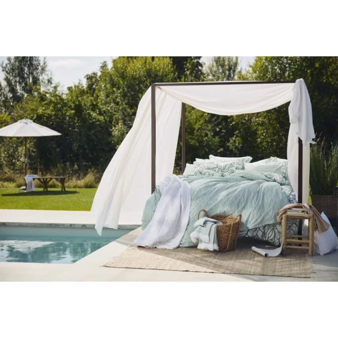 Lexington Striped Popeline Bettwäsche-Set - 155x220 / 80x80 Cm - Green/white 6 Lexington Striped Popeline Bettwäsche-Set - 155x220 / 80x80 Cm - Green/white – Bild 4