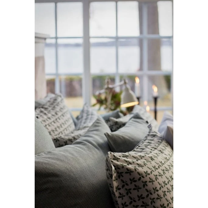 Lexington Striped Bettwäscheset Aus Flanell - 135x200 / 80x80 Cm - Green/off White 6 Lexington Striped Bettwäscheset Aus Flanell - 135x200 / 80x80 Cm - Green/off White – Bild 4