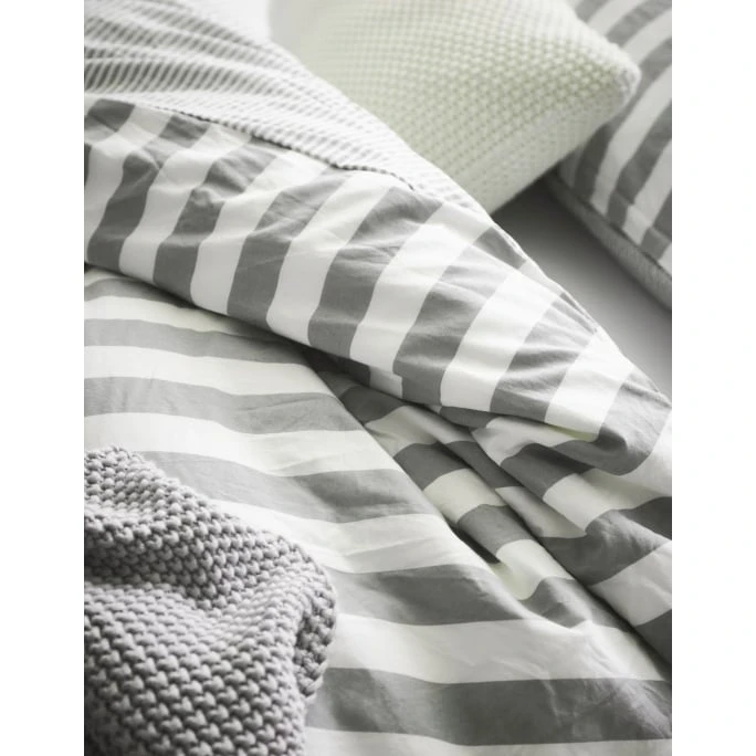 Marc O'Polo Mikkeli Bettwäsche-Set - 135x200 / 80x80 Cm - Grey 4 Marc O'Polo Mikkeli Bettwäsche-Set - 135x200 / 80x80 Cm - Grey – Bild 2