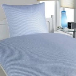 Elegante Hamburger Streifen Bettwäsche - 135x200 / 40x80 Cm - Blau-weiß 5 Elegante Hamburger Streifen Bettwäsche - 135x200 / 40x80 Cm - Blau-weiß -Moooi Shop unnamed file 307