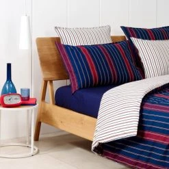 Tommy Hilfiger Blazer Stripes Bettwäsche-Garnitur - 135x200 / 80x80 Cm - Navy -Moooi Shop unnamed file 320