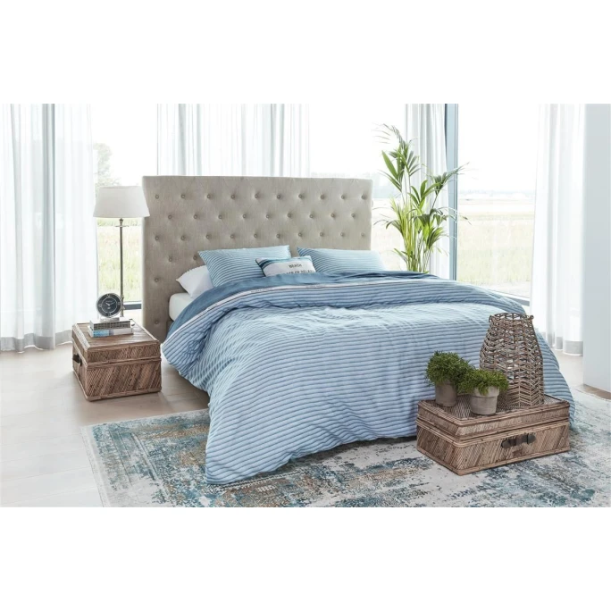 Riviera Maison Rivièra Maison Pleaty Bettwäsche-Set - 155x220 / 80x80 Cm - Blau 4 Riviera Maison Rivièra Maison Pleaty Bettwäsche-Set - 155x220 / 80x80 Cm - Blau – Bild 2