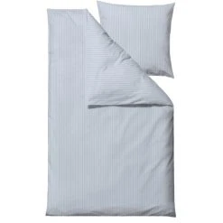 Södahl Common Bio Bettwäsche-Set - 155x220 / 80x80 Cm - Linen Blue